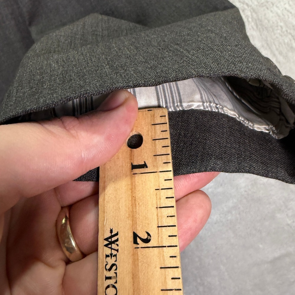 Vintage 80s Brooks Brothers Mens 42XS Slim Fit Gray Wool 2-Piece Suit 34x27 EUC - Picture 8 of 16